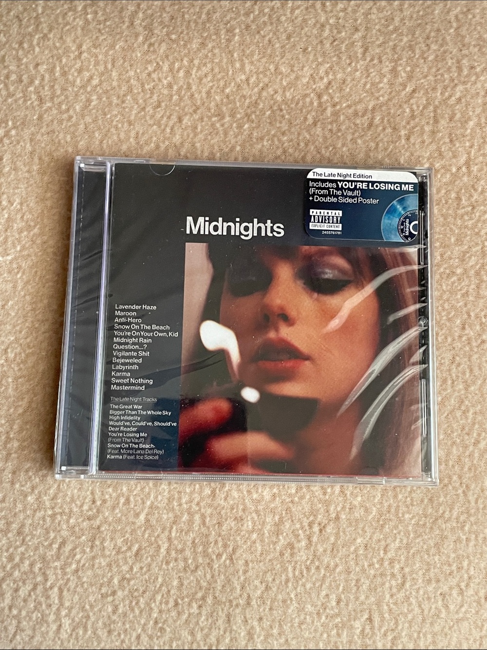Taylor Swift Midnights The Late Night Edition CD NWT